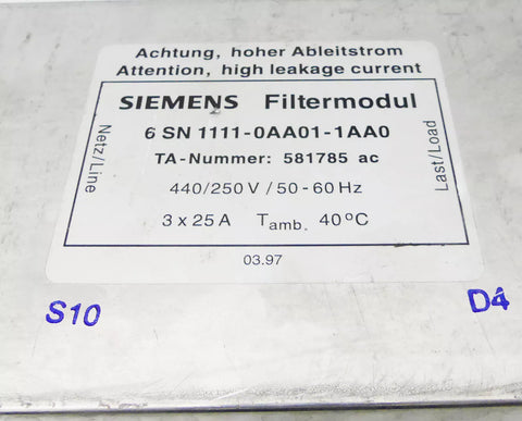 SIEMENS 6SN11-0AA01-1AA0