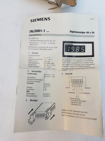 Siemens 7NJ3001-1