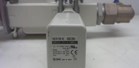 SMC AC60X-F10-6-A-X2119 WITH ATTACHED PART NUMBER SMC ISE70-F02-43