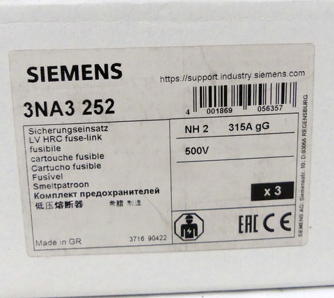 SIEMENS 3NA3252