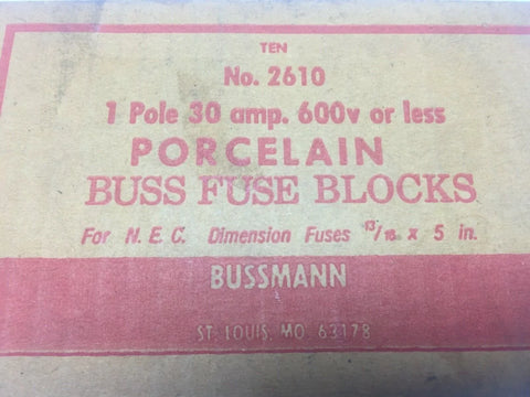 BUSSMANN 2610