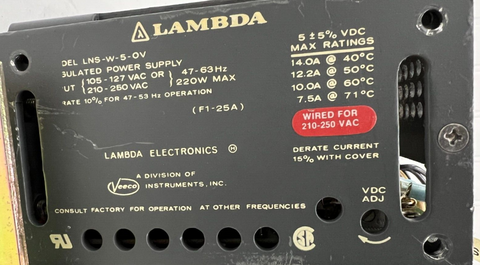 TDK LAMBDA LNS-W-5-OV