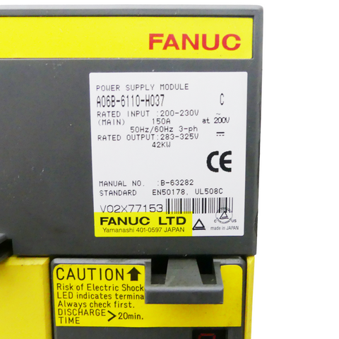 FANUC A06B-6111-H037