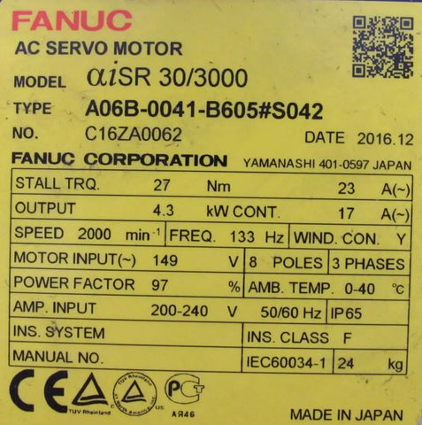 FANUC A06B-0041-B605#S042