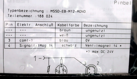 FESTO MSSD-EB-M12-MONO