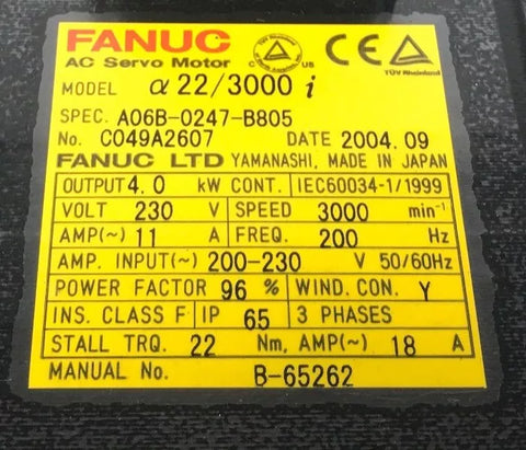 Fanuc  A06B-0247-B805