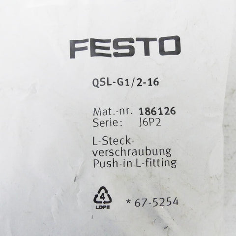 FESTO QSL-G1/2-16L