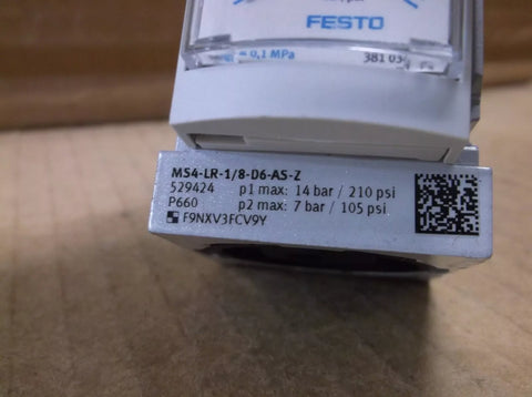 Festo MS4-LR-1/8-D6-AS-Z