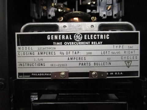 GENERAL ELECTRIC 12IAC59C2A