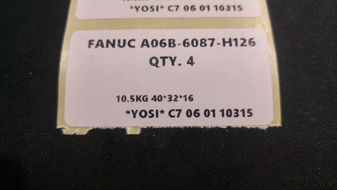 FANUC A06B-6087-H126