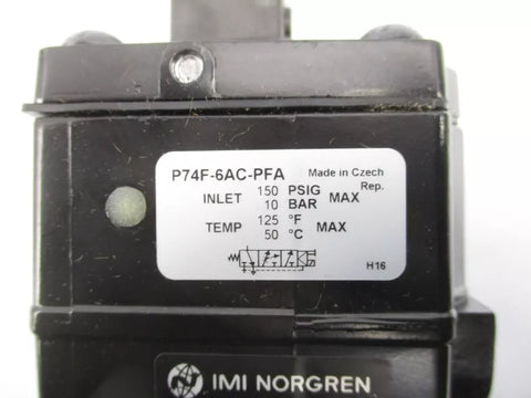 NORGREN P74F-6AC-PFA