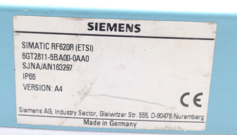 Siemens 6GT2-8115-BA00-0AA0