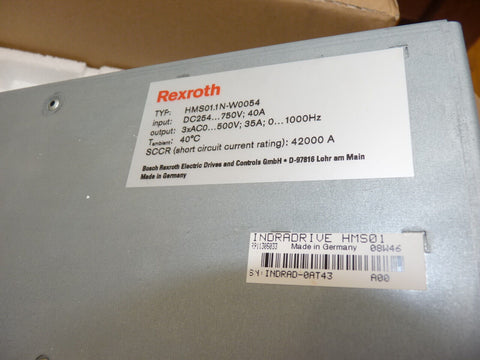 BOSCH REXROTH  HMS01.1N-W0054