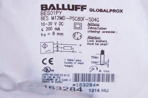 BALLUFF BES M12MD-PSC80F-S04G