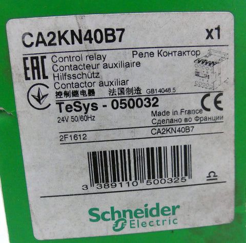 SCHNEIDER ELECTRIC TELEMECANIQUE CA2KN40B7