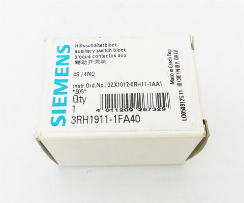 SIEMENS 3RH1911-1FA40