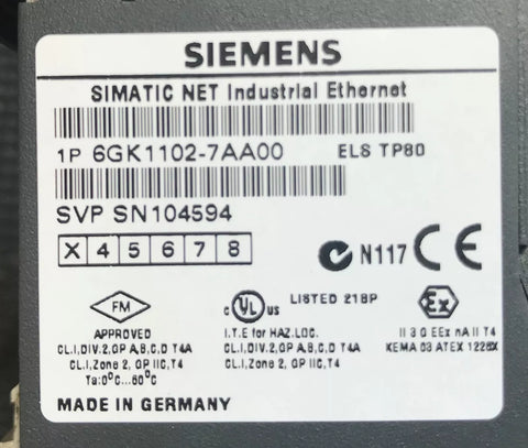 Siemens 6GK1102-7AA00