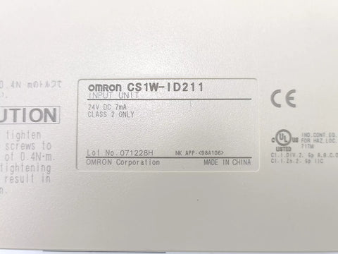OMRON CS1W-ID211
