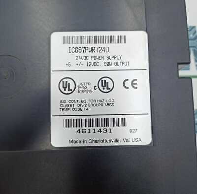 GE FANUC IC697PWR724D