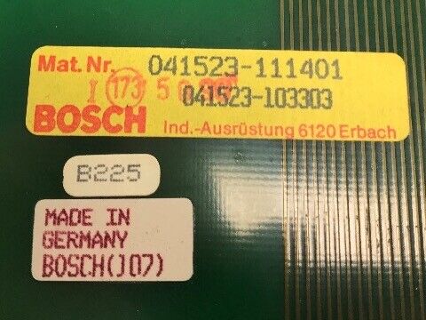 BOSCH REXROTH 041523-111401