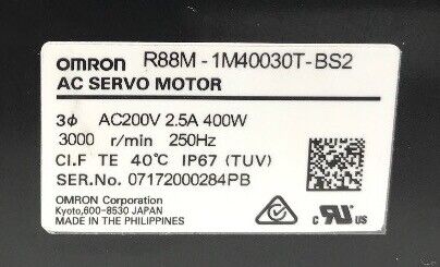 OMRON R88M-1M40030T-BS2