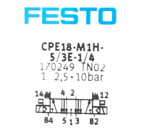 FESTO CPE18-M1H-5/3E-1/4