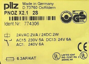 PILZ PNOZ X2.1 2S