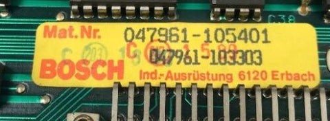 BOSCH REXROTH 047961-105401