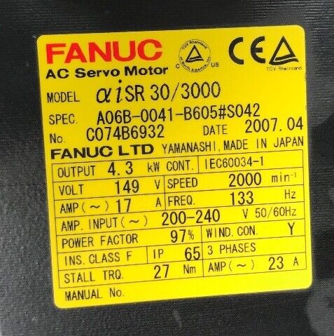 FANUC A06B-0041-B605