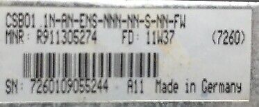 BOSCH REXROTH CSB01.1N-AN-ENS-NNN-L1-S-NN-FW