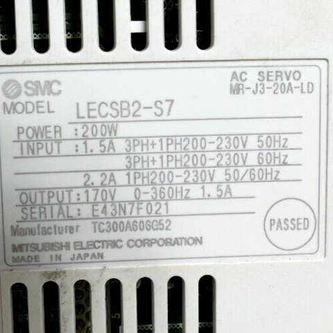 SMC LECSB2-S7