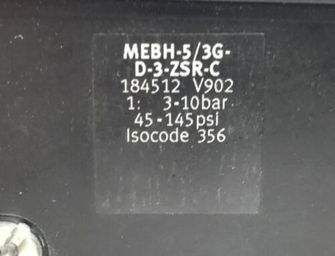 FESTO MEBH-5/3G-D-3-ZSR-C,