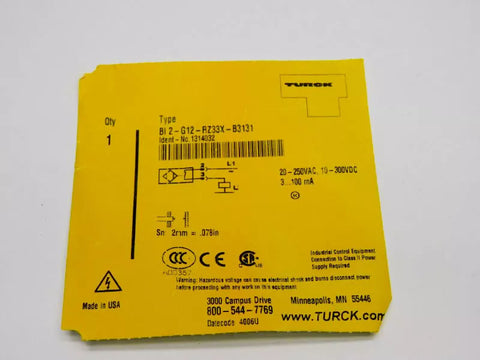 TURCK BI2-G12-RZ33X-B3131