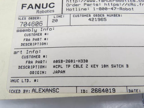 FANUC A05B-2601-H330