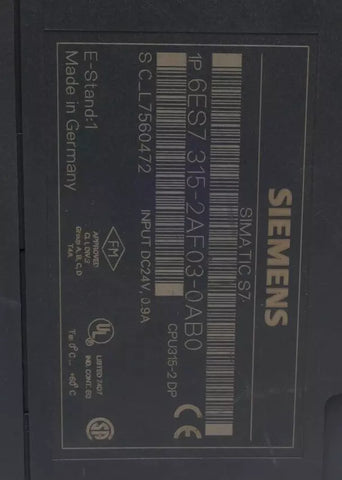 Siemens 6ES7 315-2AF03-0AB0