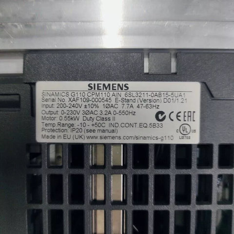 SIEMENS 6SL3 211-0AB15-5UA1