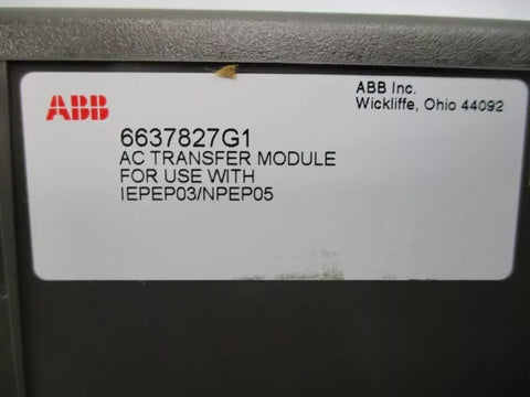 ABB 6637827G1