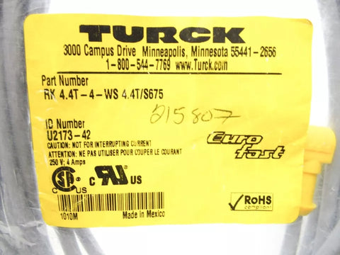 TURCK RK4.4T-4-WS4.4T/S675