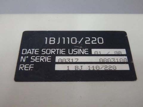 SCHNEIDER ELECTRIC  1 Bj 110/220