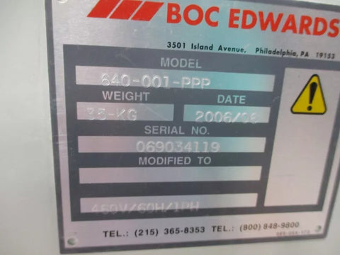 EDWARDS SIGNALING 640-001-PPP