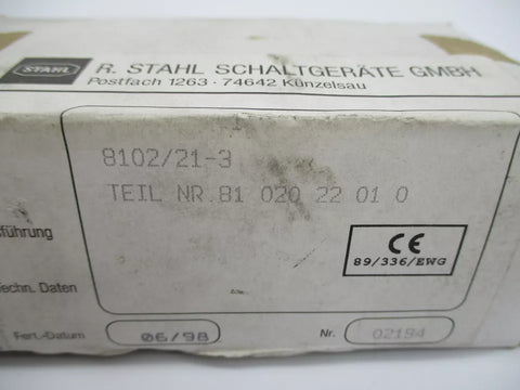 STAHL 8102/21-3