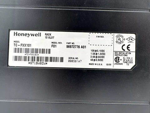 HONEYWELL TC-FXX101