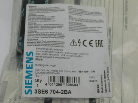 SIEMENS 3SE6 704-2BA