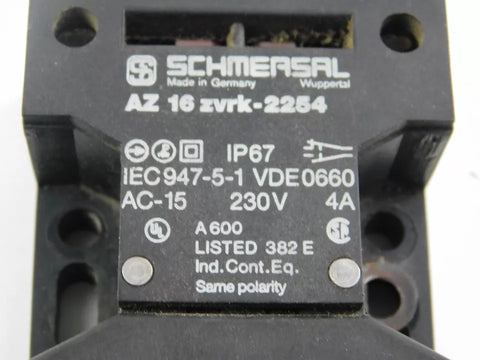 SCHMERSAL AZ16-zvrk-2254