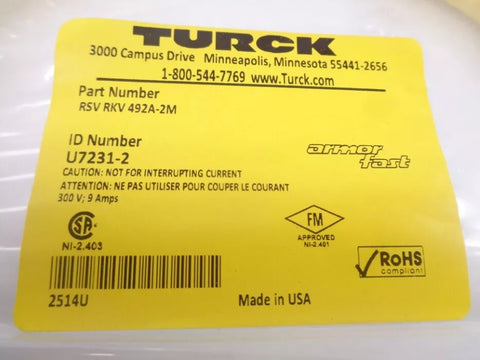 TURCK RSVRKV492A-2M