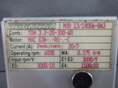 INDRAMAT MOD13/1X006-063