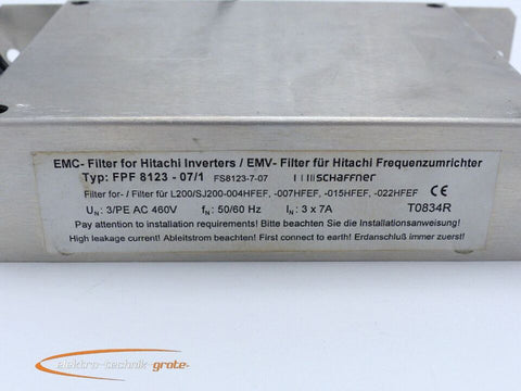 Schaffner FPF 8123-07/1 EMC