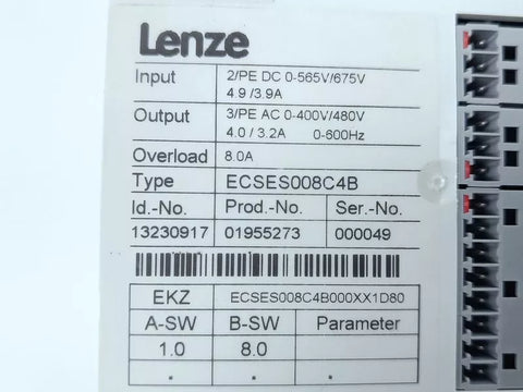 LENZE ECSES008C4B