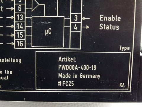 Parker PWD00A-400-19