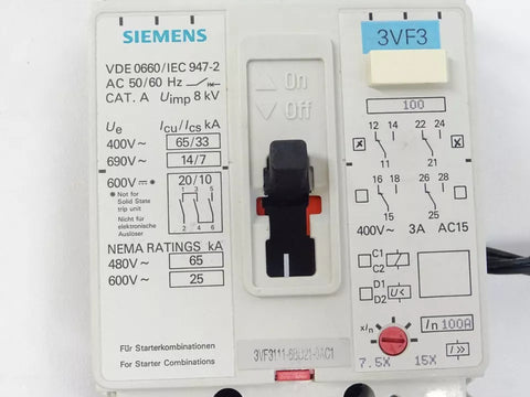 Siemens 3VF3 111-6BU21-0AC1